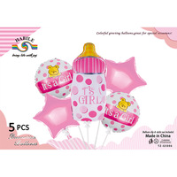 Serie de globos de fiesta para niñas Globos de fiesta desechables Globos de decoración de fiesta temática para niños