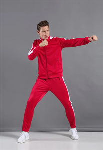 कस्टम नारंगी नीला लाल फुटबॉल प्रशिक्षण वर्दी बच्चों के लड़के पॉलिएस्टर ट्रैकसूट पुरुषों के प्रशिक्षण सेट बच्चों के लिए - Product Image 6