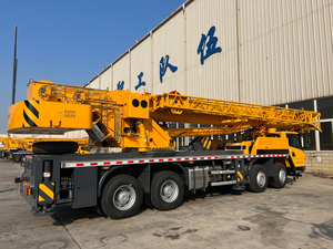 מנוף נייד 50 טון QY50KD 6.1x7.1 מטר טווח הרמה הידראולי יעיל במיוחד לאתר בנייה, זרוע אופציונלית - Product Image 4