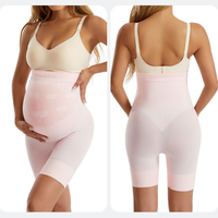 FF4434 cómoda cintura alta embarazo maternidad ropa interior debajo del vestido Boyshorts soporte suave bragas de maternidad