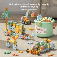 Bloques de construcción de plástico ABS 3D de gran tamaño de alta calidad suave DIY educación temprana y entrenamiento lógico modelo de juguete para niños