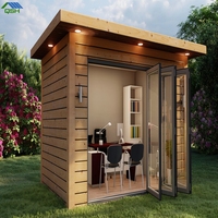 Bâtiments Préfabriqués Modulaires Modernes à Façade en Bois, Maisons Prêtes, Abris, Bureaux de Jardin, Conteneurs, Maisons Préfabriquées