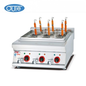 เครื่องทำพาสต้าแบบตั้งโต๊ะ OUTE OT-6 6 ตะกร้า สแตนเลส สตีล ใช้ไฟฟ้า AC 110-240V 6KW สำหรับทำเส้นก๋วยเตี๋ยว เหมาะสำหรับโรงแรม ร้านอาหาร - Product Image 1