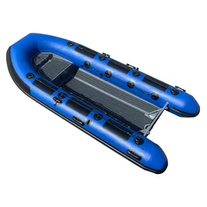 11.8ft 3.6m rhib hypalon/PVC sâu V nhôm hull cứng nhắc Inflatable thuyền cho câu cá