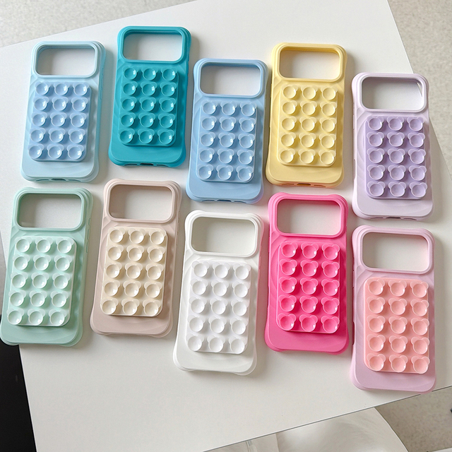 Cute Little Bear Magnetic Suction Cup Selfie Artifact Boyang Case iPhone 17 Pro Max Soft Silicone Phone Case Accessories