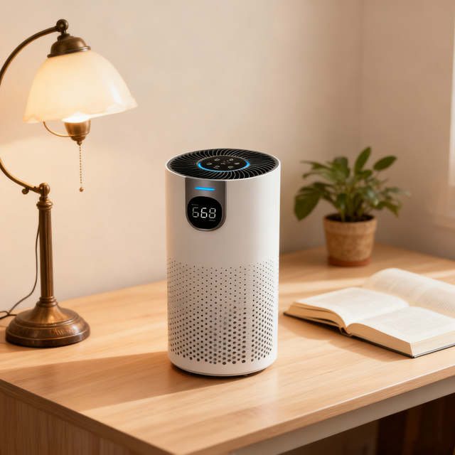 Hot Selling Household Desktop air Purifier Touch-type Odor 3 Gear Speed Removal air Purifier