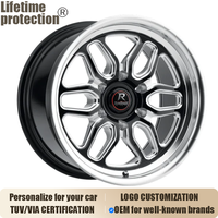 Jantes en alliage forgé WELD Laguna 6 Drag 17-20 pouces 5x120 5x114.3 pour Ford Mustang GT BMW M4 Chevrolet Camaro SS Dodge Challenger