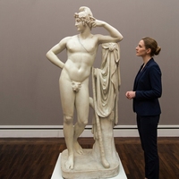 Estatua de Mármol de Antonio Canova de París, Tamaño Real, Tallada a Mano, Figura Clásica Griega/Romana, MILY
