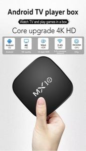 Nuevo Decodificador de TV en Red de Alta Definición MX10 2026, Procesador RK3228A, Reproductor Multimedia Doméstico Inalámbrico WiFi Android 10 4K <span class=keywords><strong>Ultra</strong></span> HD - Product Image 4