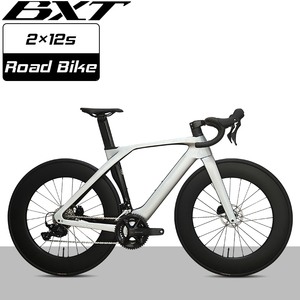 Vélo de route en carbone BXT PRO-145 Aero 2x12 vitesses 105 R7120 avec jantes 88 mm et freins à disque hydrauliques pour la course - Product Image 5