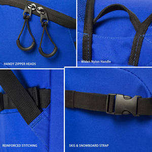 Mochila de Esquí con Logotipo Personalizado, Muestra Gratuita, 50L de Gran Capacidad, Resistente al Agua, Acolchada, Bolsa de Viaje para Esquí, Bolsa para Botas de Snowboard - Product Image 4