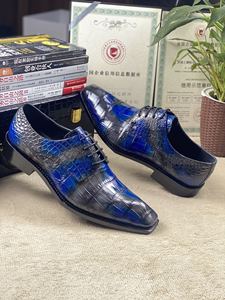 Zapatos de Vestir de Piel de Cocodrilo 100% Auténtica para Hombre, Hechos a Mano, Zapatos de Boda de Lujo, Zapatos de Vestir de Piel de Caimán para Hombre - Product Image 3