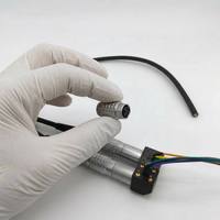 Konektor Aviasi Push-pull Kustom 0B 1B 2B Kabel Harness Bundar Tahan Air untuk Peralatan Medis dan Industri