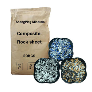 Marble Effect Mica Decorative Color Chips for Garage Floor Paint Epoxy <b>Vinyl</b> Flakes & Concrete Coatings for <b>Wall</b> Coverings - Product Image 1
