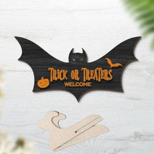 Popolare Decorazione da Scrivania a Tema <span class=keywords><strong>Batman</strong></span> per Halloween, Insegna Decorativa per la Casa dei Bambini - Product Image 4
