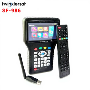 USB 와이파이 위성 탐지기 미터 H.265 DVB-S2 4.3인치 화면 리모컨 스펙트럼 분석기가 포함된 SF-986 위성 탐지기 - Product Image 1