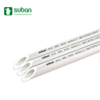 Résistant à la chaleur Durable Écologique Anti-Corrosion Non Toxique PPR Tubes En Plastique Haute Pression Flexible ISO Standard Suban S065