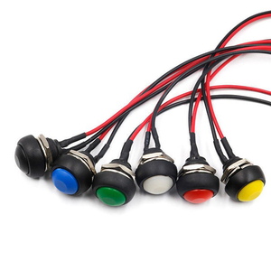 Mini Interruptor de Botón a Presión de 12 mm, 2 Pines, Tipo Domo, Momentáneo, Impermeable, de Plástico, para Motocicleta - Product Image 5