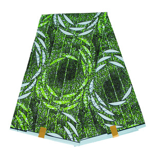 Ban Đầu Siêu Ankara Vải Cotton Phi Sáp Vải Khối In Batik Hà Lan Vải 6Yards Cho May - Product Image 6