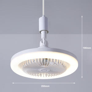 Thông minh mờ nhà bóng đèn di chuyển đầu Trần LED ánh sáng quạt 360 xoay điều khiển từ xa hiện đại quạt trần với đèn - Product Image 6