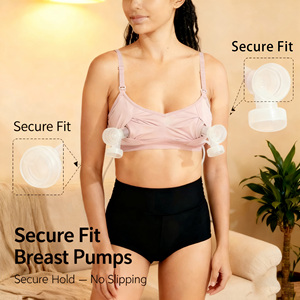 Ropa íntima para mujer, tela flexible y suave, Sujetador de lactancia para mujer, manos libres, agradable a la piel, fácil de limpiar y duradero - Product Image 3