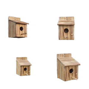 บ้านนกป่ากล่องบ้านนก2รูแขวนสำหรับบ้านนกกลางแจ้งบ้านนก - Product Image 6