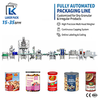 Automatische rozijnensnackvoedingsfles multihead weegschaal korrelvulmachine