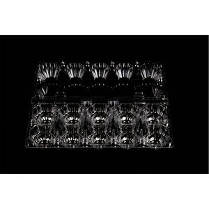 Factory Direct Plastic Blister Durable Packaging Boxes 6 Hole Disposable Quail Egg Tray