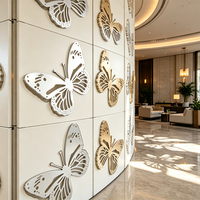Revêtement mural en aluminium 3D personnalisé pour l'intérieur et l'extérieur, façade de bâtiment, panneaux décoratifs en métal sculpté