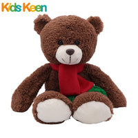 Noël personnalisé Anime Marchandise Animal En Peluche Renard Paresseux Panda Jouets En Peluche avec Écharpe Enfants Jouets Cadeaux De Vacances