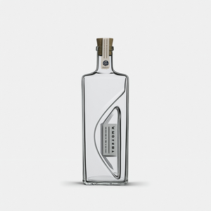 Bouteilles en verre <span class=keywords><strong>de</strong></span> flint <span class=keywords><strong>de</strong></span> haute qualité au design unique, gravées à l'acide, plates, 700 ml/750 ml/800 ml, pour whisky, vodka, tequila, liqueur, avec bouchon couronne/bouchon en liège - Product Image 2