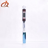 Termometer Daging Digital Safety SUS Probe dengan Akurasi 1°C, Rentang -50~300°C, Jarum 15cm, Bersertifikasi CE/FCC/RoHS, OEM Dapat Disesuaikan
