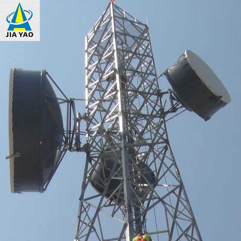 20m 20 Meter 30m 40 Meter 45m 50m 60m Four Leg Steel Gsm Lte Cellular Telecommunication Bts Antenna Communication Tower Mast