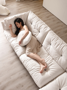 Ghế <span class=keywords><strong>Sofa</strong></span> Vải Mờ Sang Trọng Nhẹ Ghế Ngồi Góc Căn Hộ Nhỏ Tối Giản Hiện Đại Ghế <span class=keywords><strong>Sofa</strong></span> Da Trắng Kết Hợp - Product Image 3