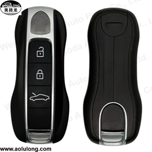 高品質車両キーシェル <span class=keywords><strong>3</strong></span>ボタン スマートリモートカーキーケース ポルシェ車用キーカバー - Product Image 2