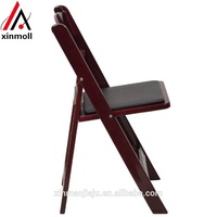 Chaise de jardin Wimbledon portable pour l'extérieur, chaises pliantes blanches en résine pour événements, fête d'enfants, mariage, vente en gros
