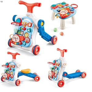 Push Walker Activité Montessori Center Jouet Multifonctionnel 5 en <span class=keywords><strong>1</strong></span> Pliable Baby Walker - Product Image 1