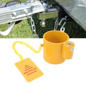 Verrou de cinquième roue en acier Ambull Factory ODM OEM avec étiquette d'avertissement antivol <span class=keywords><strong>pour</strong></span> remorques à cinquième roue/semi-remorques/camping-cars/conteneurs - Product Image 4