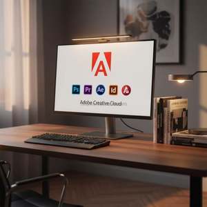 Suscripción a Todas las Aplicaciones de Adobe Creative Cloud 2026, Proveedor Más Estable, Suscripción Original con ID de Correo Electrónico, Suscripción de 12 Meses para PC/Mac, 2 Dispositivos - Product Image 1