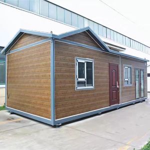 บ้านสวนหลังคาทรงสามเหลี่ยมทันสมัยพร้อมหลังคาเหล็กเคลือบสี ติดตั้งง่าย ศาลาพักผ่อนกลางแจ้ง - Product Image 1