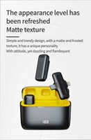 Microphone cravate sans fil J13 Pro à réduction de bruit, affichage numérique, étui de charge, enregistrement audio et vidéo, mini micro IOS/Android