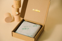 Caja de Envío de Joyería de Cartón Verde de Lujo Personalizada, Diseño Cuadrado a Prueba de Polvo, Papel de Seda con Logotipo Personalizado para Pendientes