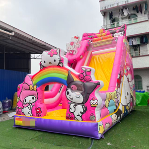 <span class=keywords><strong>Scivolo</strong></span> Rosa di Alta Qualità per Festa di Compleanno di Bambine - Product Image 3