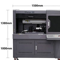 Imprimante UV cylindrique ATUE 360 format A3 pour tête d'impression I1600, machine d'étiquetage automatique de bouteilles et de gobelets