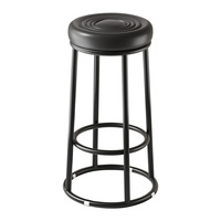 Chaise de bar ronde Tabouret haut de comptoir pour café Magasin de téléphone portable Front Desk Game Room-Meuble de bar polyvalent pour le salon