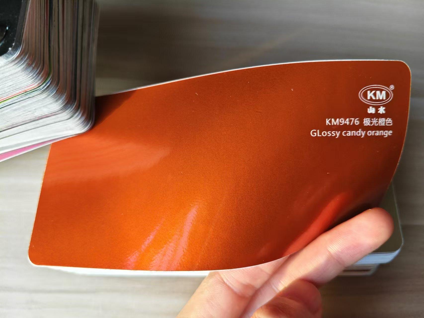 Glossy candy orange