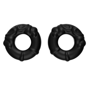 Anillo de Silicona para Pene, Anillo de Castidad Súper Pequeño para Retrasar la Eyaculación, Anillo Ajustable para Pene y Escroto, Juguete Sexual Masculino para Hombres - Product Image 6