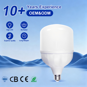 Dẫn focos dẫn B22 E27 chủ t-hình dạng 5W 10W 15W 20W 30W 40W 50W dẫn bóng đèn vật liệu nhựa kim cương hình dạng dẫn bóng đèn - Product Image 4