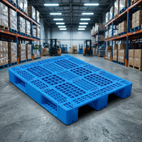 NEXARA Heavy Duty Warehouse Palette en plastique 1200*1000mm Single Face Mesh Surface Palette en plastique pour stockage