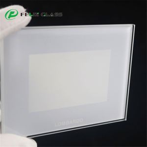 Produit en verre trempé rectangulaire ultra transparent avec un design givré unique - Product Image 2